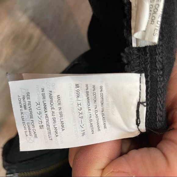 Madewell Black Mini Denim Skirt  size 29 - Picture 7 of 8